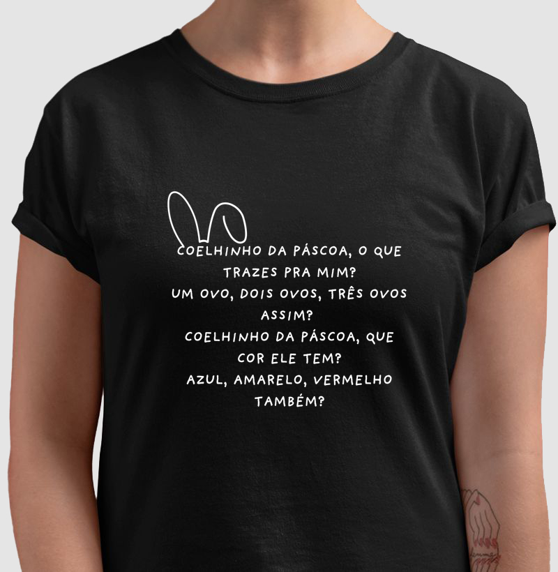 Práxis Camiseta Coelhinho da Páscoa