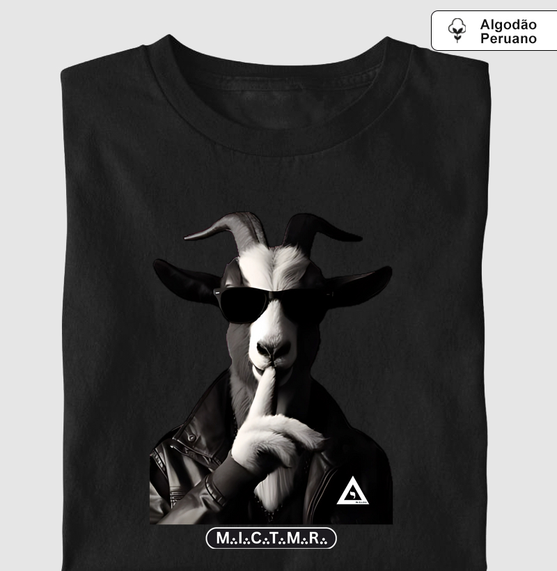 Camiseta Algodão Peruano Silêncio do Bode MICTMR - Mr. GADU