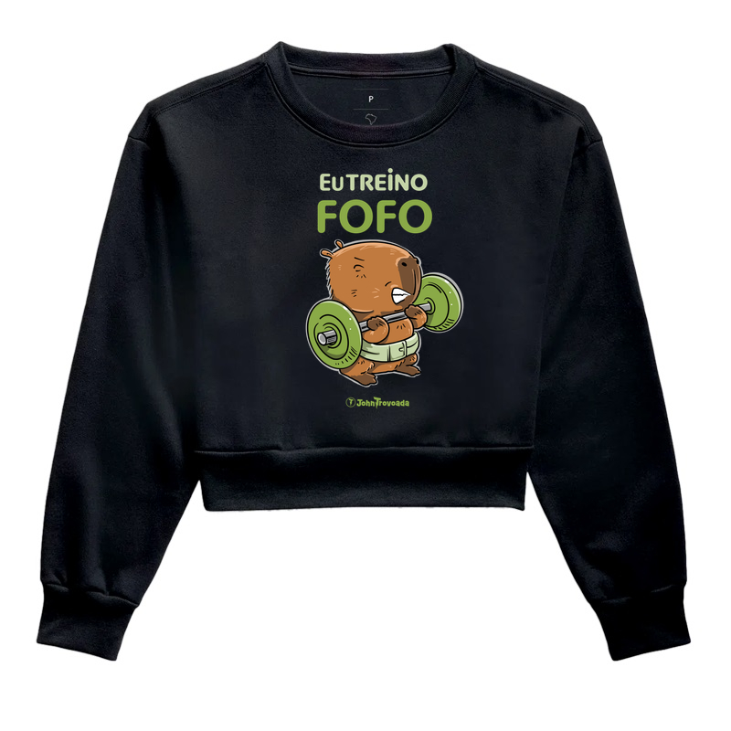 Capivara Eu treino fofo