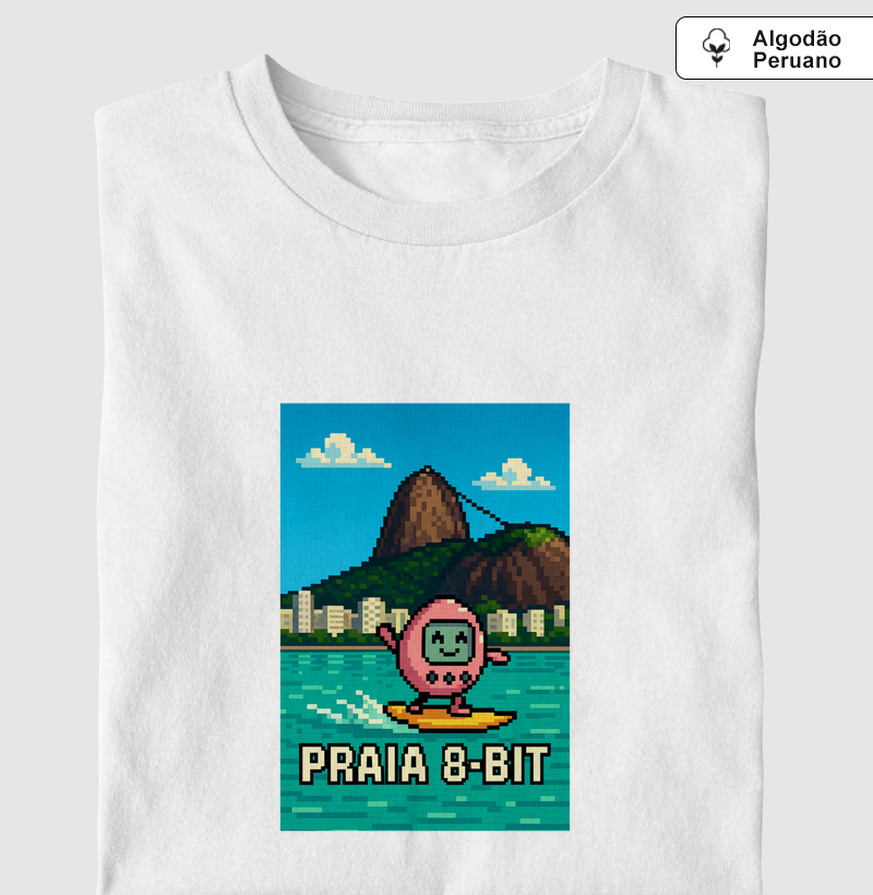 Camisa Nerd Praia 8Bit