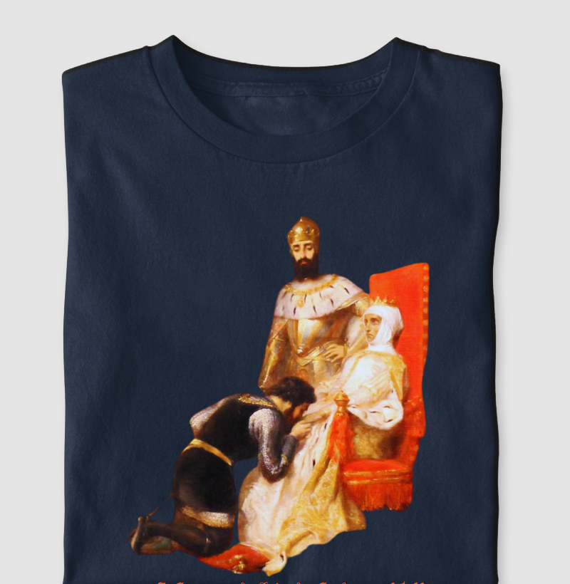 Camiseta A Coroação de Inês de Castro em 1361