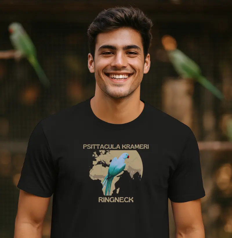 Camiseta Ringneck - Psittacula Krameri