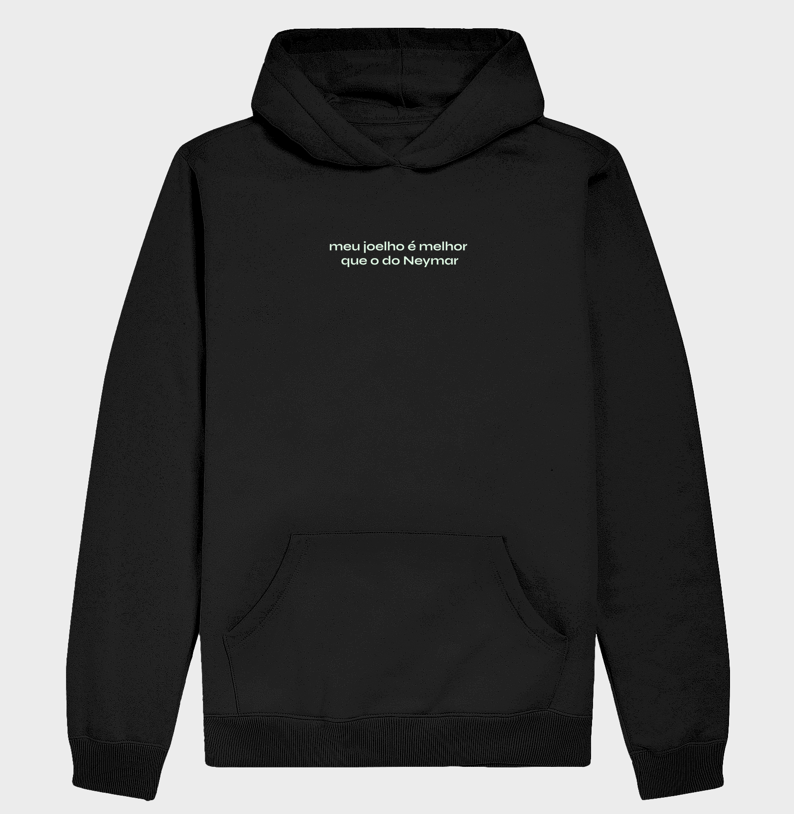 meu joelho é melhor que o do Neymar - Hoodie Moletom