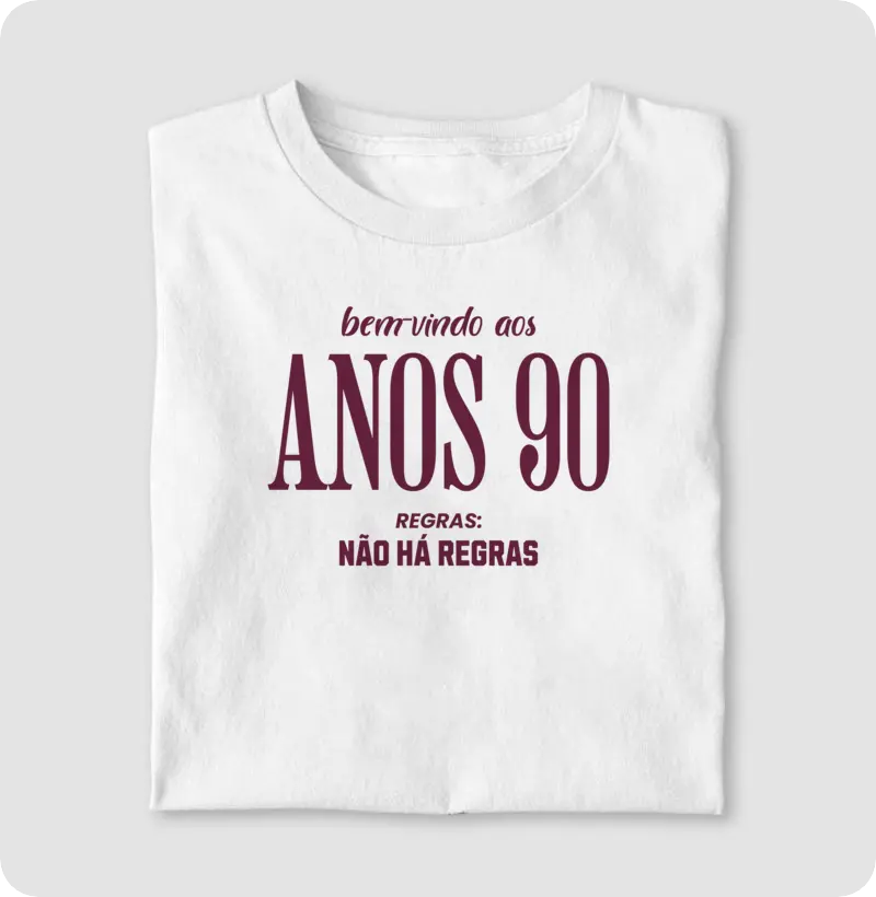 Bem-vindo aos Anos 90 - Regras...