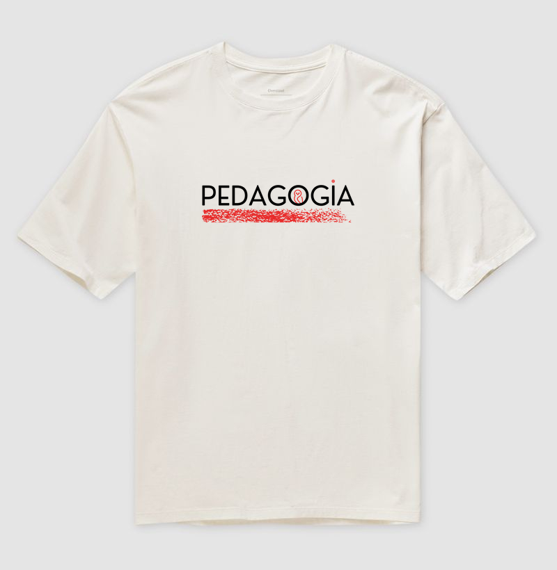 Práxis Camiseta Oversized Pedagogia I