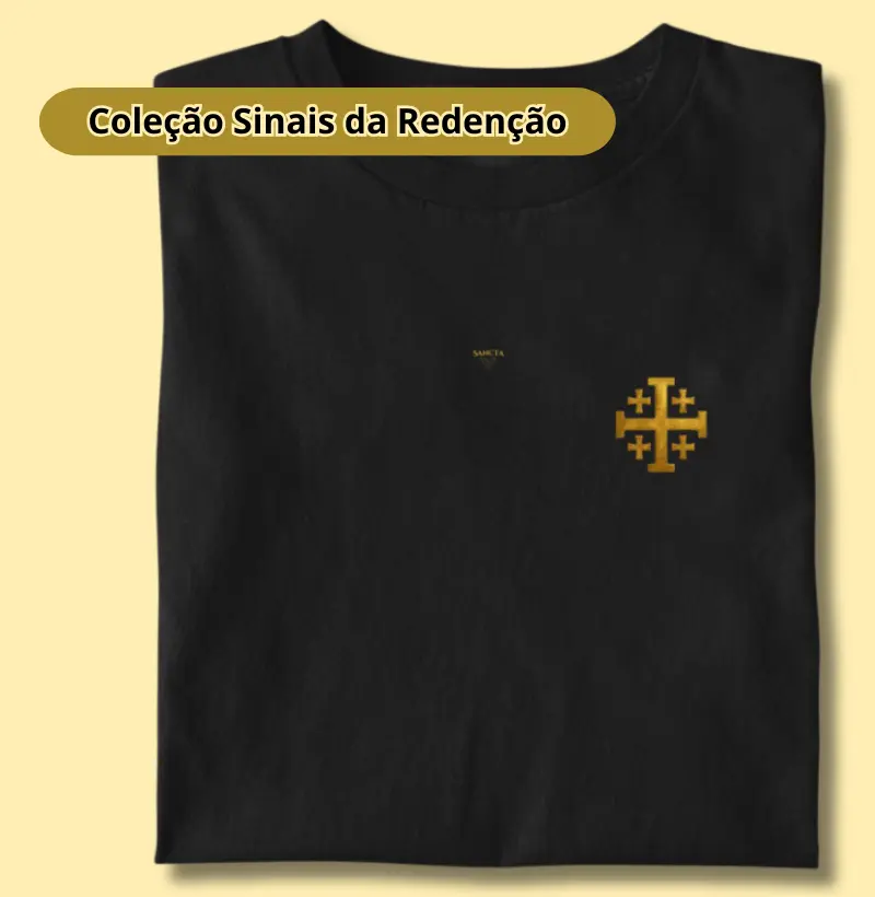 Cruz de Jerusalém - Coleção Sinais da Redenção - Minimalista