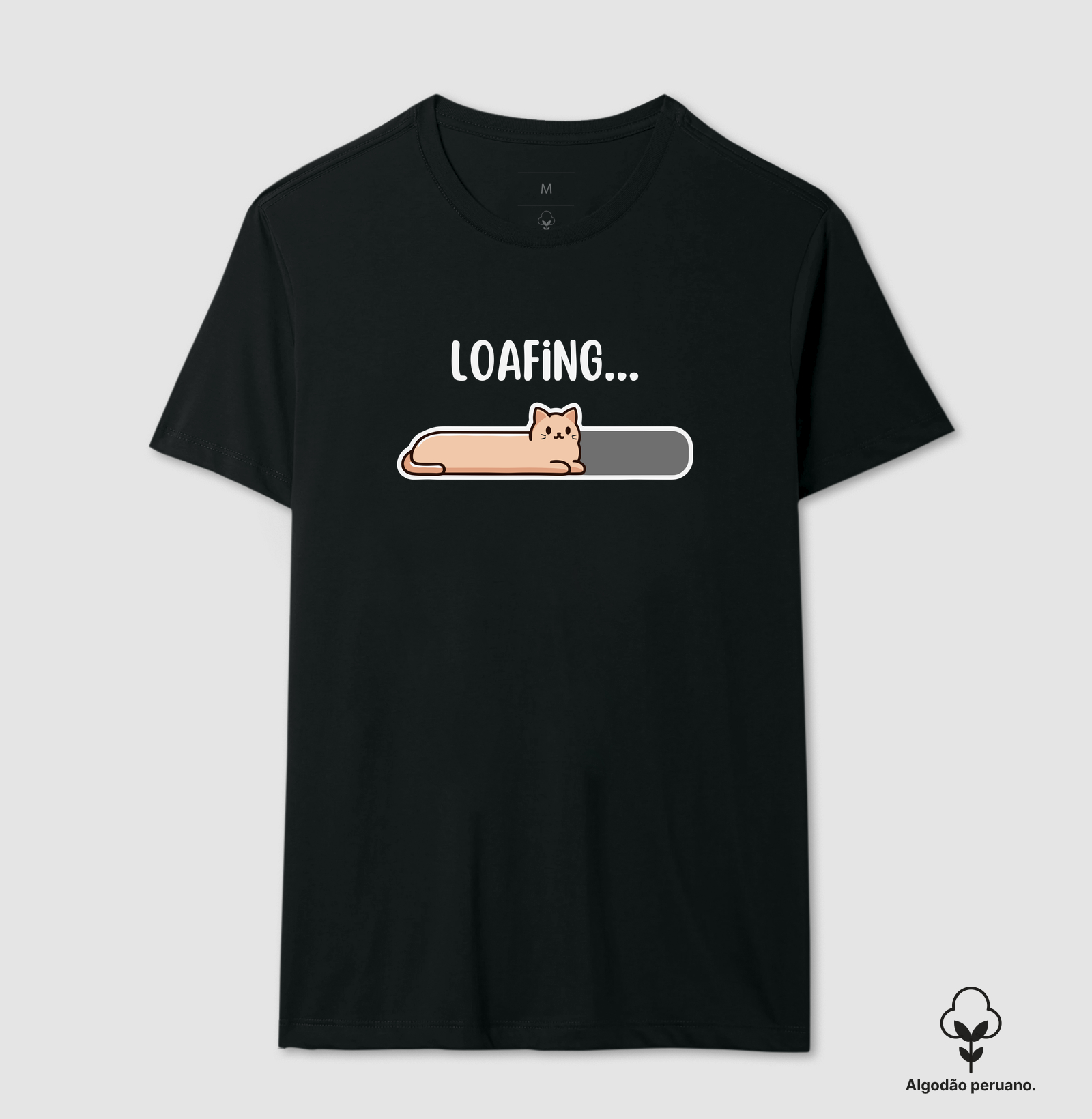 LOAFING... - Camiseta Algodão Peruano