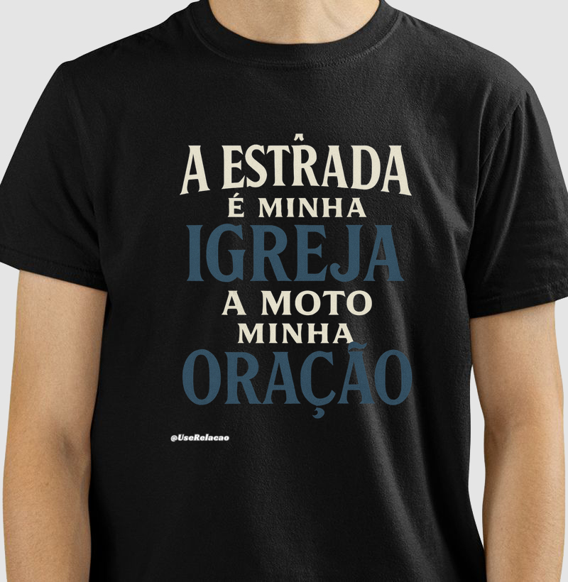A estrada é minha igreja, a moto minha oração