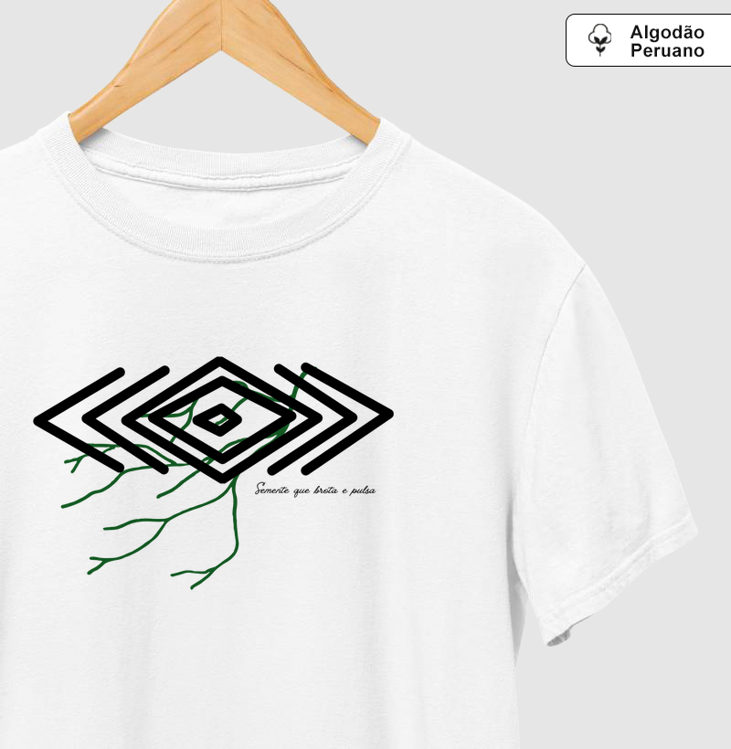 T-shirt Indígena- Grafismo "Tseuni"