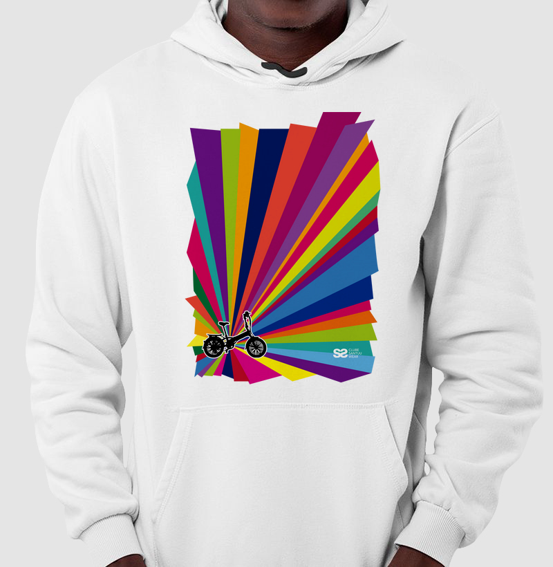 Moletom Capuz Corda Unissex "Tecnicolor"