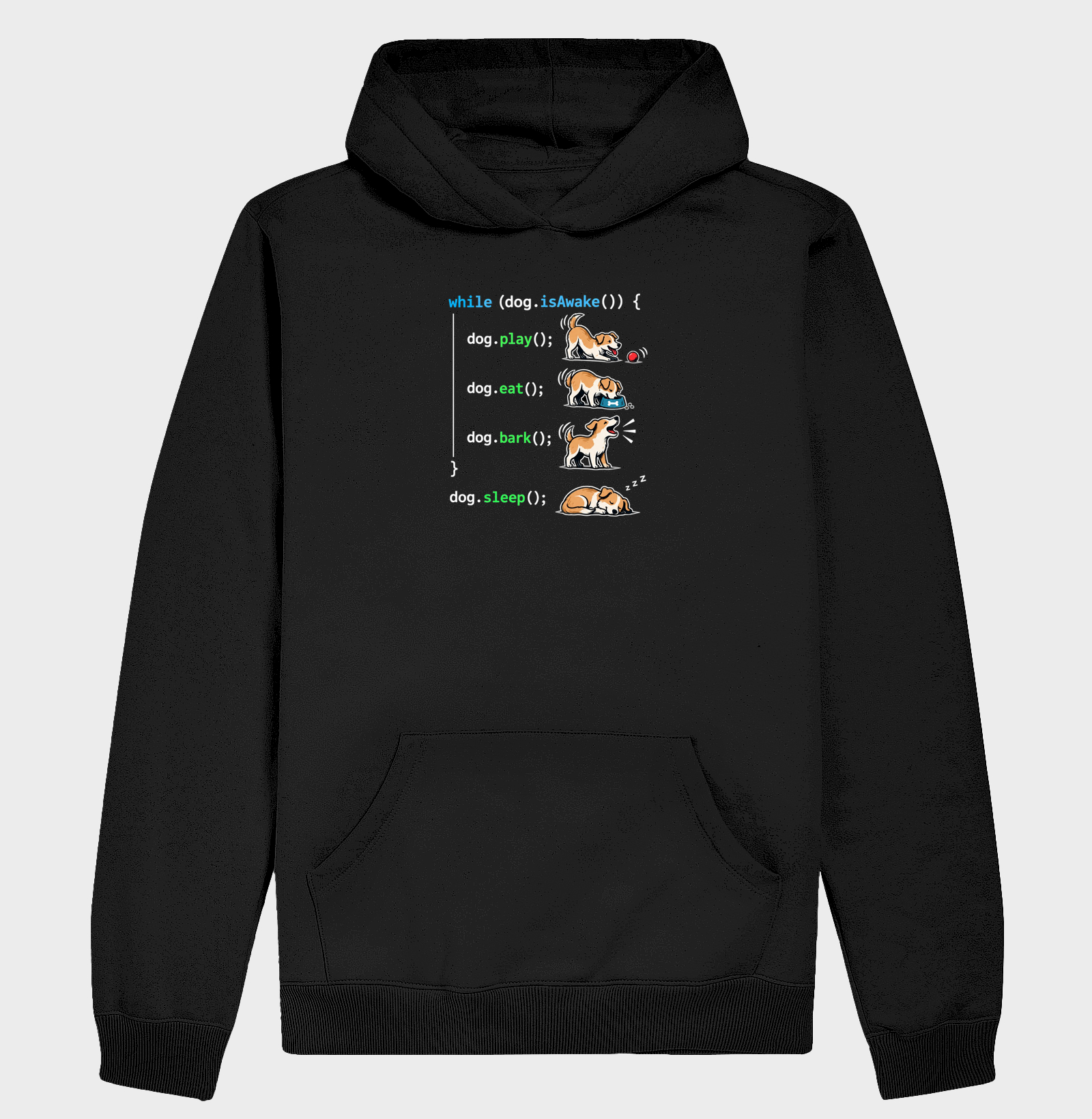 Cachorro Programador - Hoodie Moletom