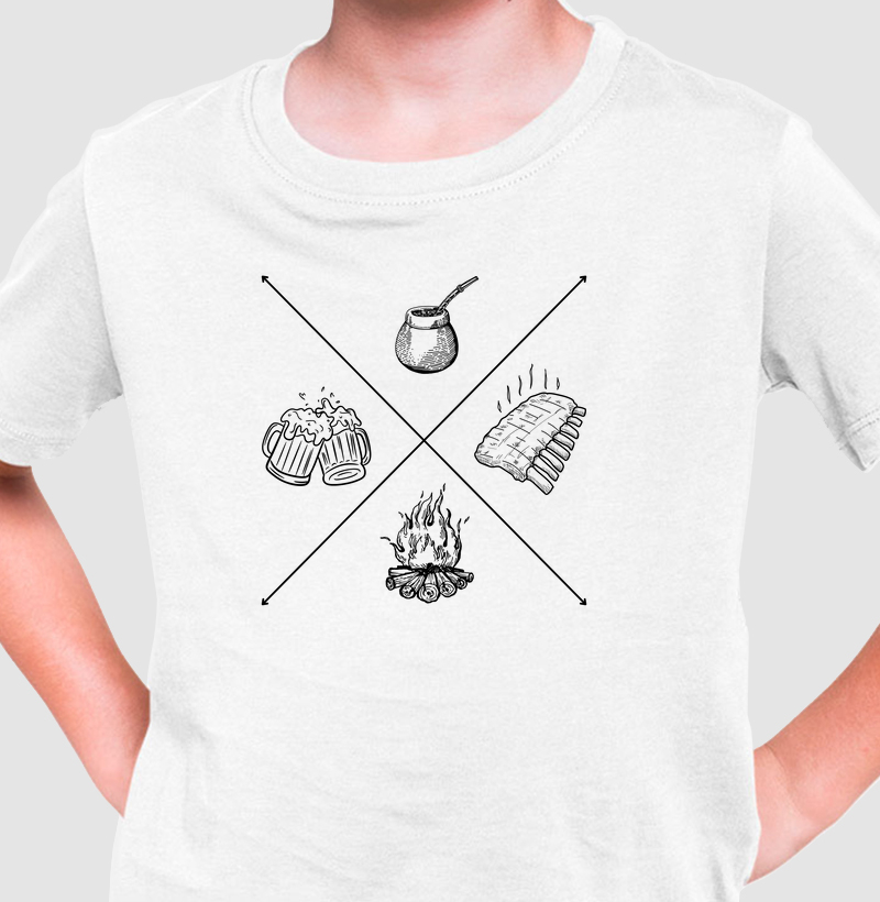 Camiseta Assado y Mate (infantil)