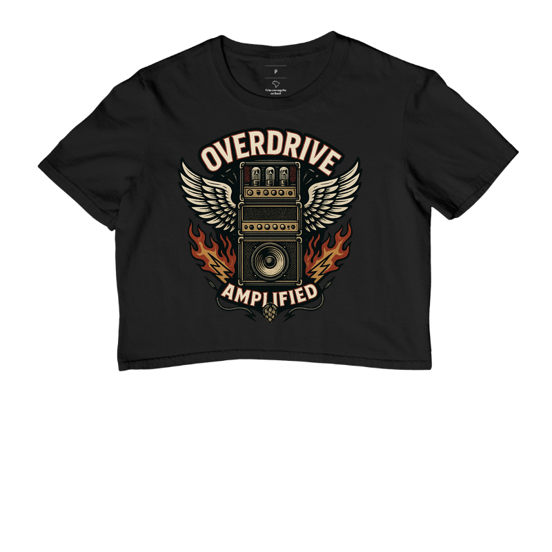 camiseta-rock-overdrive-amplified-amplificador