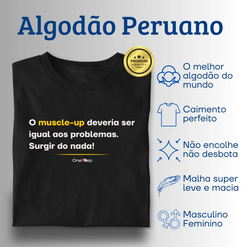 O muscle-up deveria surgir do nada(Masc. e Fem.)
