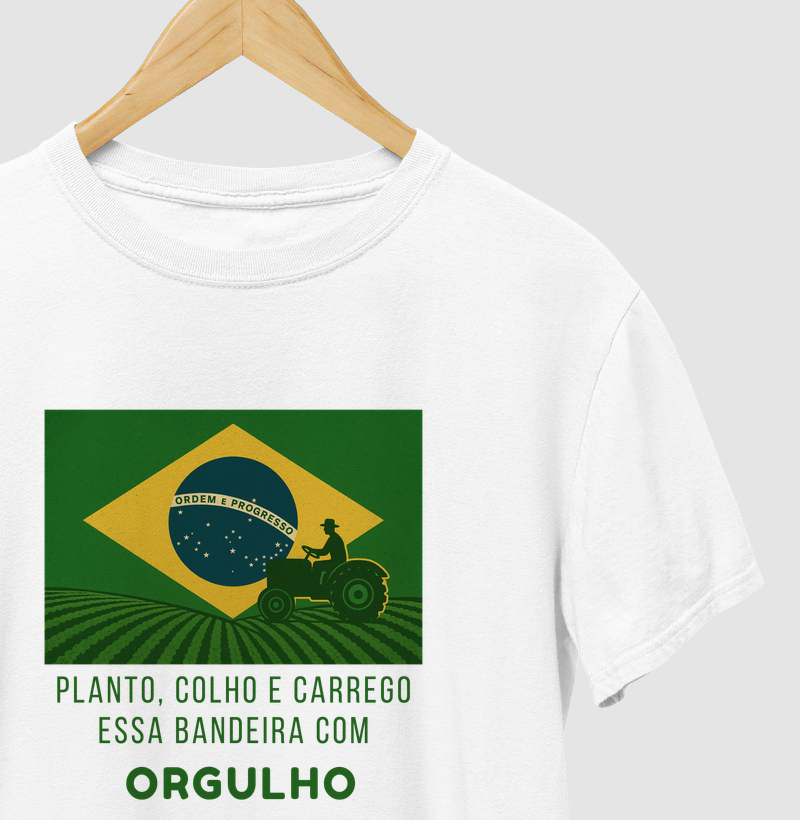 Planto, colho e carrego essa bandeira com orgulho