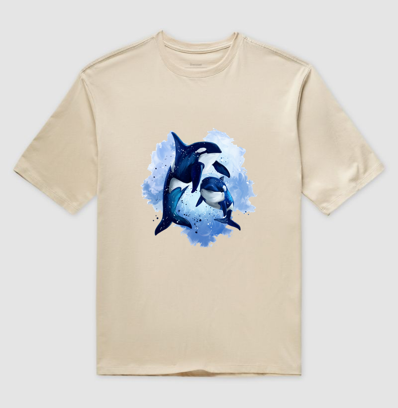Orca - Camiseta Oversized