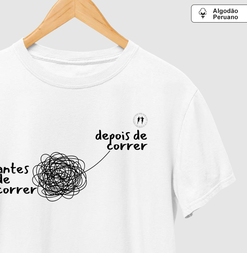 Antes e depois de correr