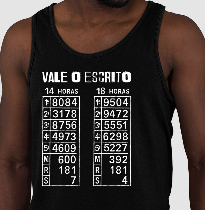 Regata - Vale o Escrito - Talão