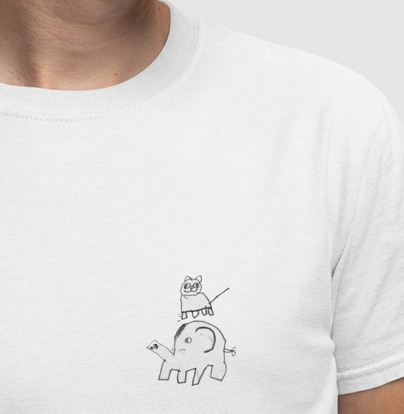 Nossa marquinha. Gato e elefanTe