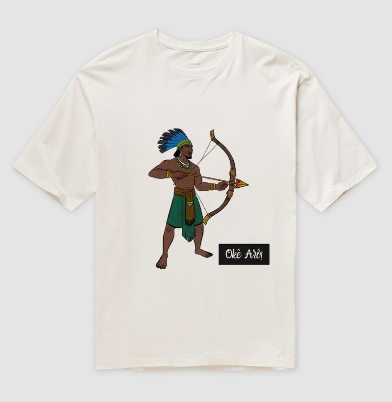 Camiseta - Oxóssi - Desenho 7