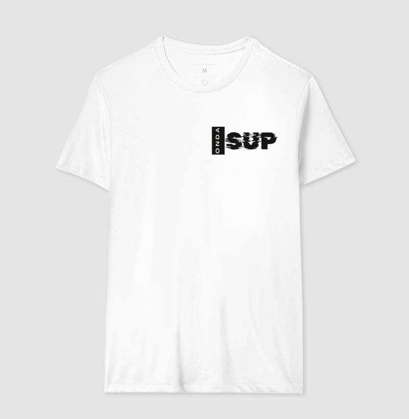  Camiseta OndaSup – Edição Glitch | Vermelho Vibrante