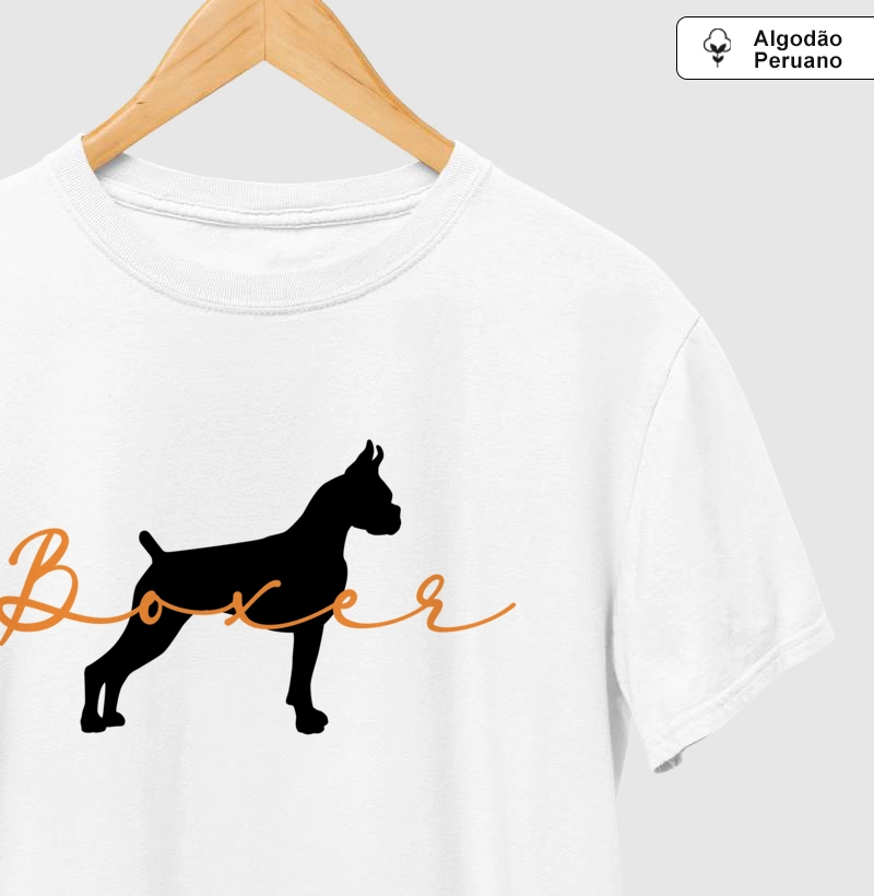 Camiseta Algodão Peruano Boxer Silhueta