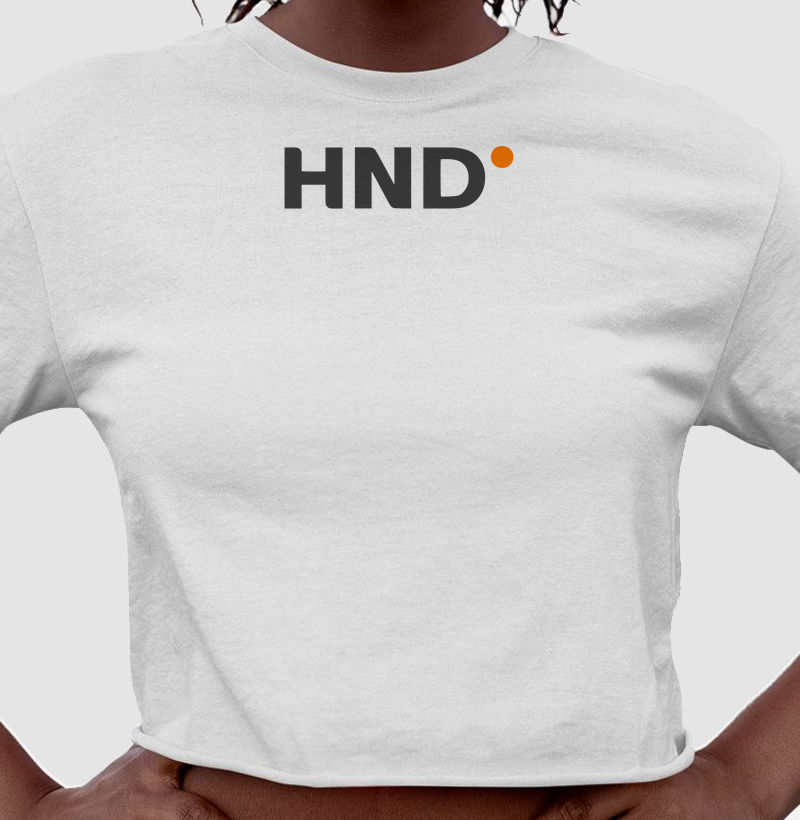 CAMISETA HINODE HND CROPPED - FEMININO