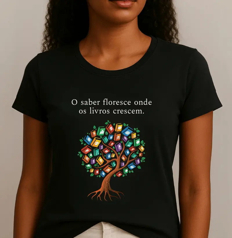 O saber floresce onde os livros crescem