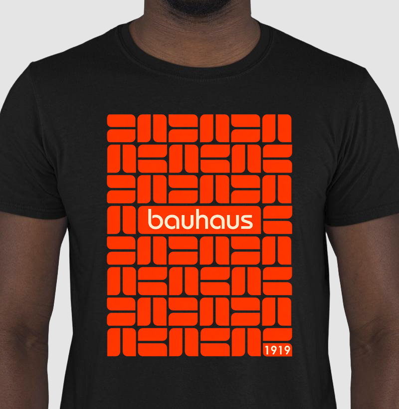 Camiseta Bauhaus 1919 Design Modernista | Arte Geométrica