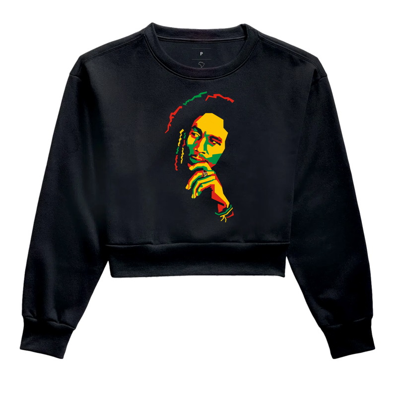 Rasta Rebel - Cropped Moletom