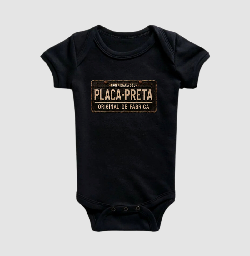 Proprietária | Placa Preta | Envelhecida