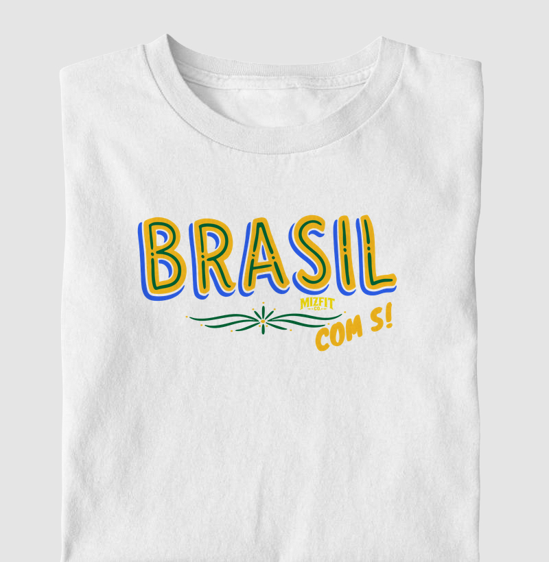 Brasil com S- lettering caminhão