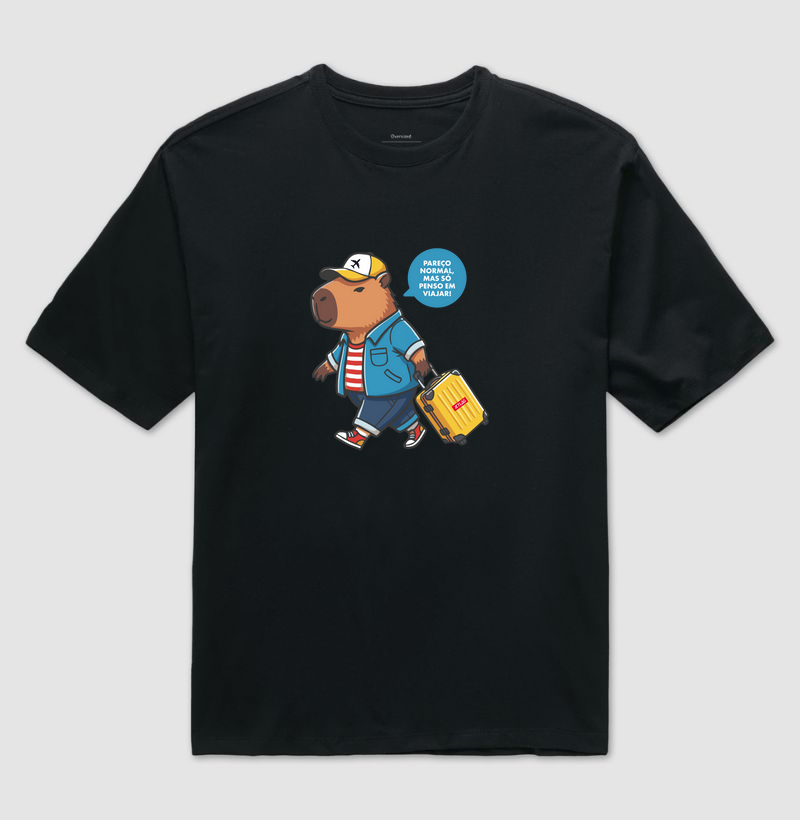 Capivara Viajante pareço normal mas só penso em viajar!