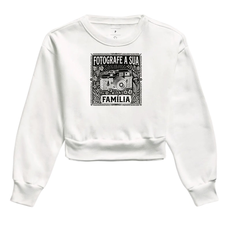 Fotografe a sua família - ilustração preta