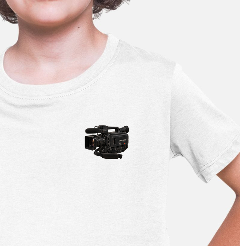 Filmadora - Camiseta Infantil