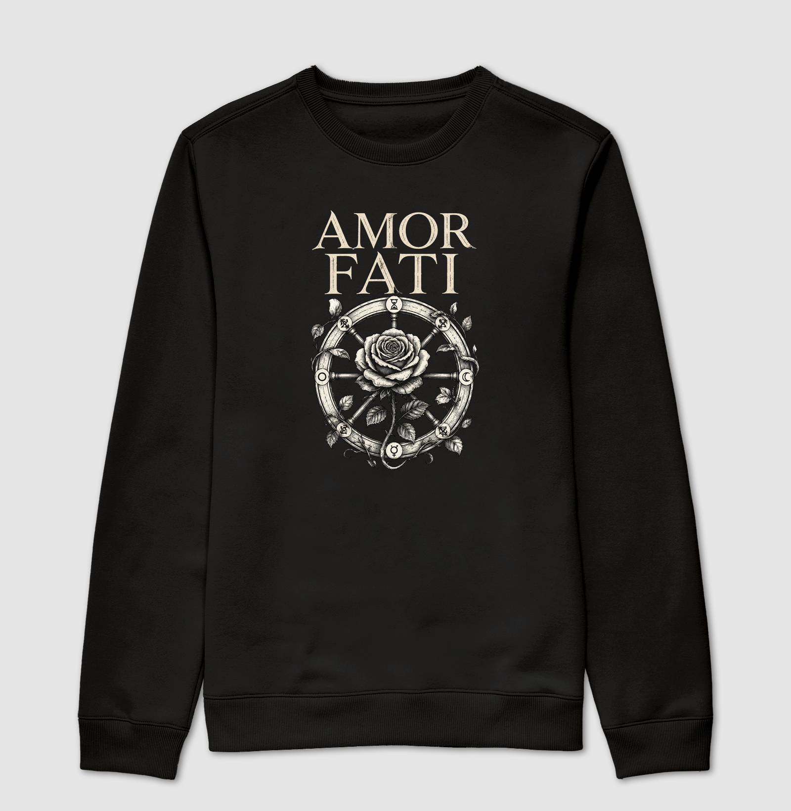 Amor Fati — O Leme do Destino - Suéter Moletom