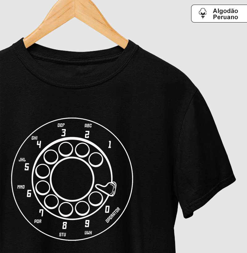 Camiseta Algodão Peruano Call Operator - Camiseta Algodão Peruano