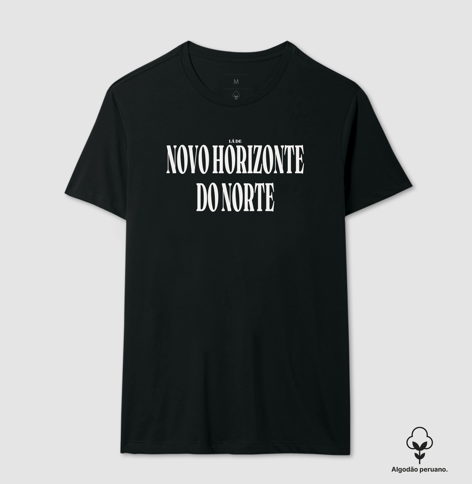 Novo Horizonte do Norte | Tipografia MT - Camiseta Algodão Peruano