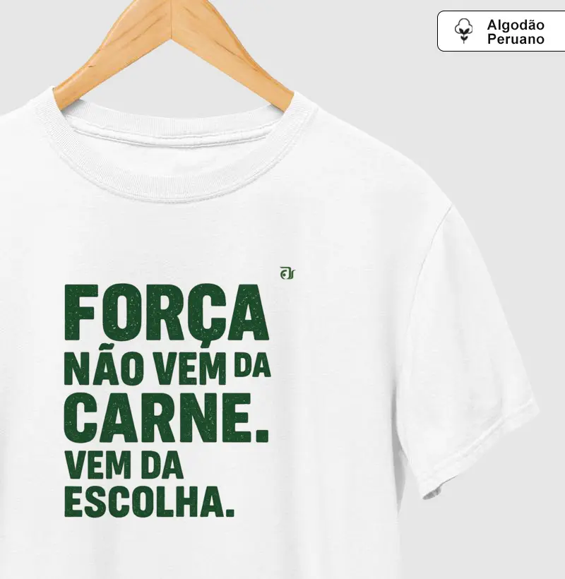 Força não vem da carne. Vem da escolha.