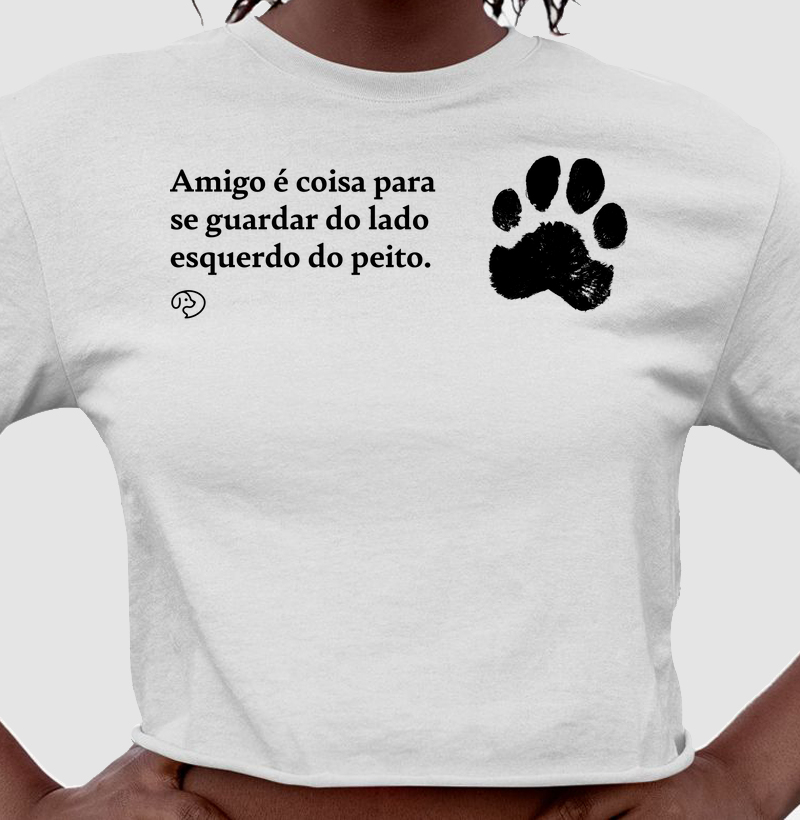 Amigo é coisa para se levar do lado esquerdo do peito.