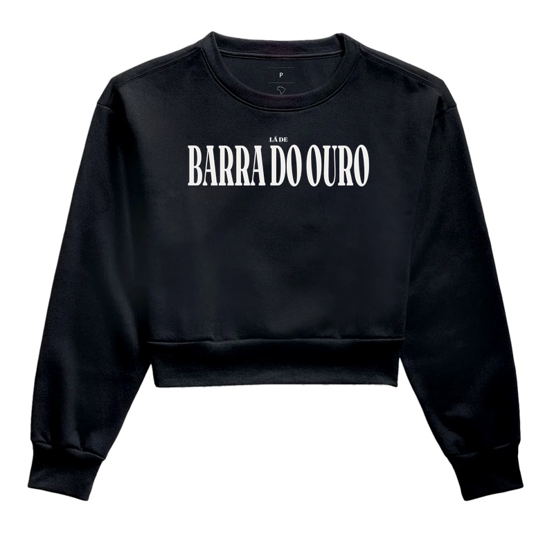 Barra do Ouro | Tipografia TO - Cropped Moletom