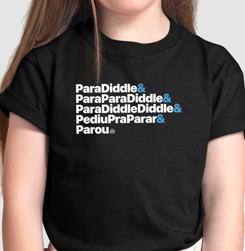 Pediu pra parar & parou (preta e azul)