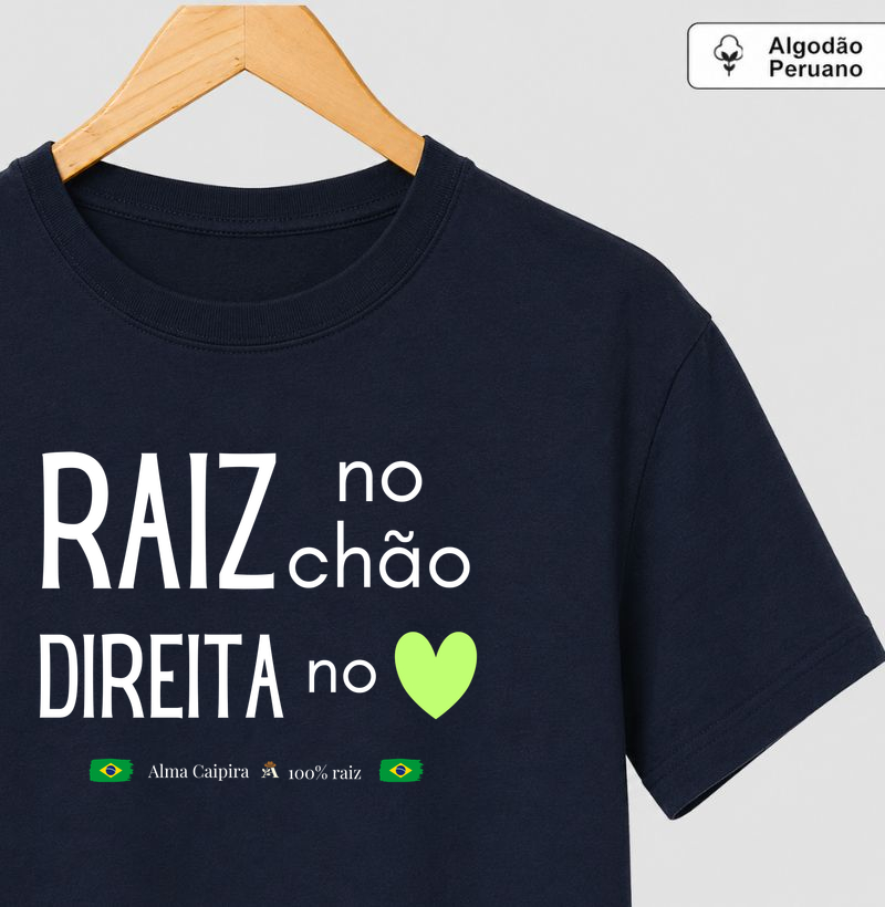 Raíz no chão, direita no coração