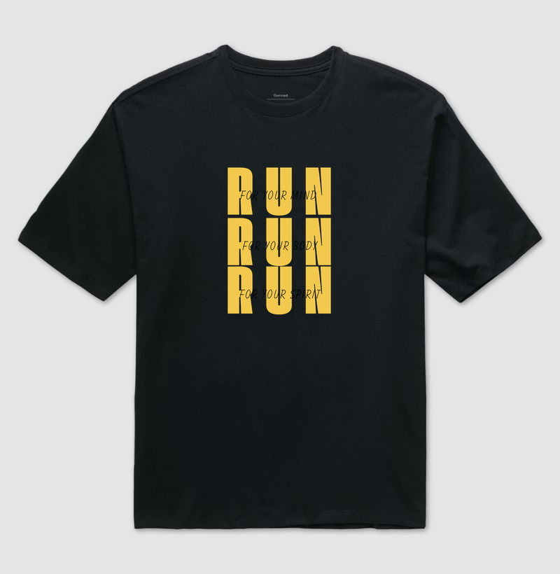 Camiseta Run Mind Run Body Run Spirit – TRENO | Corpo, Mente e Espírito em Movimento