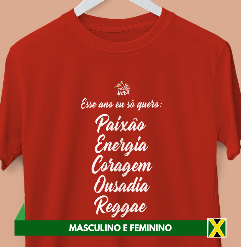 Camiseta Réveillon (vermelha)