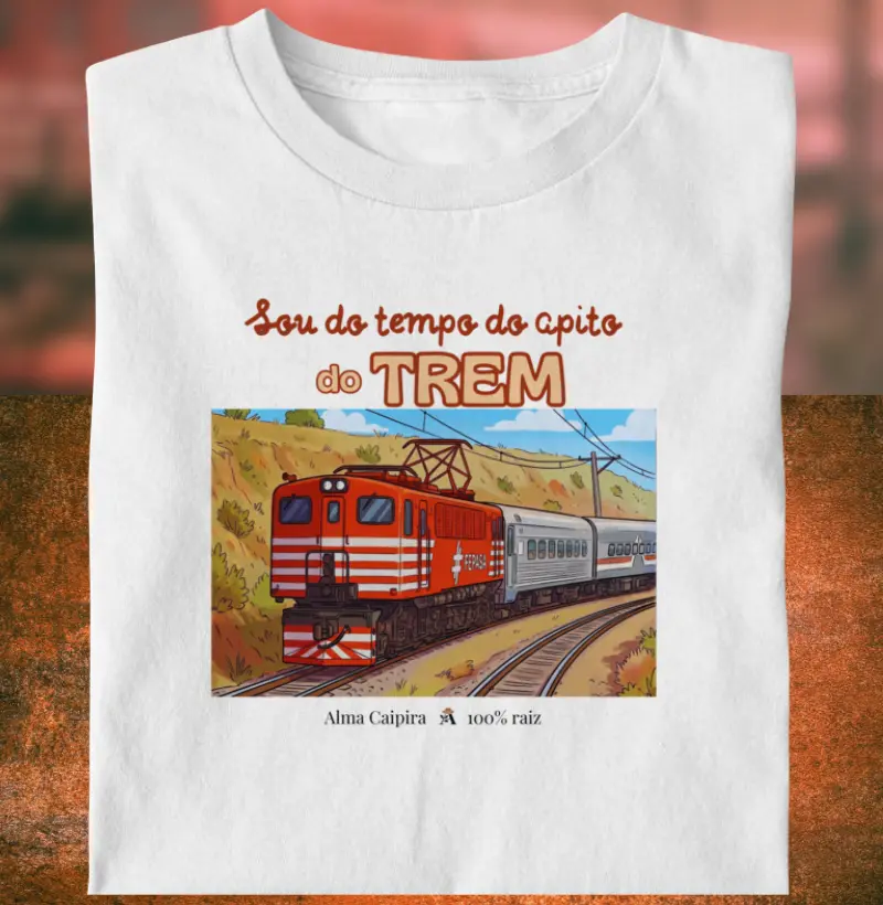 Sou do tempo do apito do trem