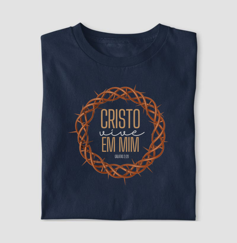 Camiseta Cristo vive em mim