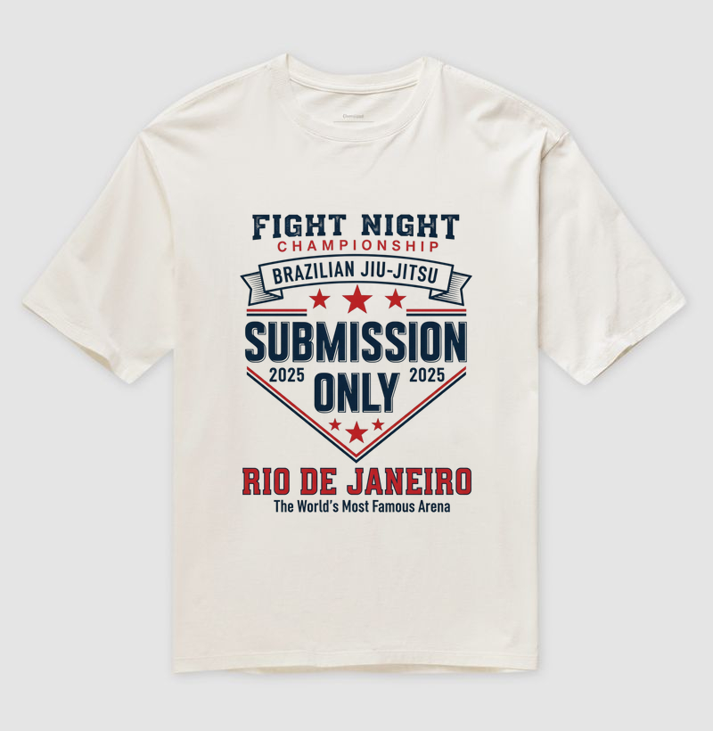 Fight Night RJ - Jiu-Jitsu - Oversized