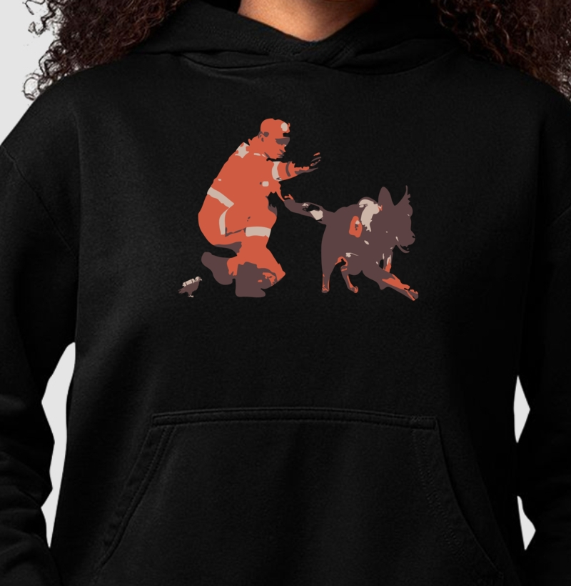 Hoodie Busca Resgate Salvamento com Caes