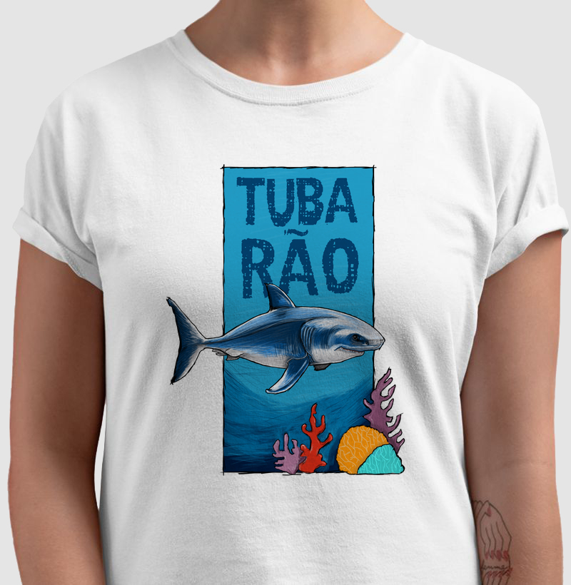 Camiseta O Tubarão